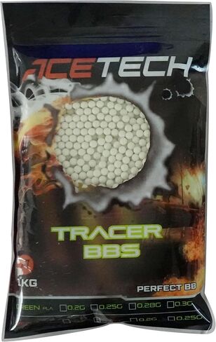 ACETECH 6 مم Tracer BB 4000/5000 عدد يتوهج في الظلام جولات بلاستيكية دقيقة لـ Airsoft in Kuwait