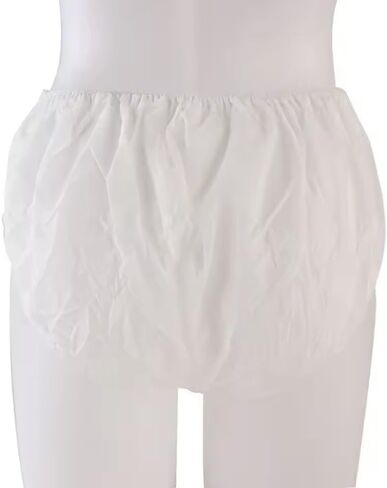 6PCS Women Men Brief White Disposable Non-woven Underwear Paper Underpants for Travel in Saudi Arabia