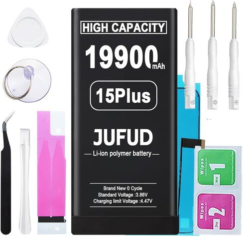 [رفض السعة الخاطئة] بطارية استبدال 2720mAh لـ iPhone 12 Mini [إصدار جديد] بطاريات البوليمر الليثيوم 0 دورة (النماذج: A2176 A2398 A2400 A2399) مجموعة أدوات الإصلاح الكاملة. in Kuwait