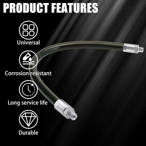 LNL231 1/8" NPT in-Line Grease Hose Swivel, Universal Manual Grease Gun Adapter in Saudi Arabia