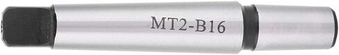 Taper Drill Chuck Arbor Shank, MT2 - B16 Tool Holder Connector, 112mm Length - High Precision Ground, Hardened Steel, Durable for Lathe Machine Use in Kuwait