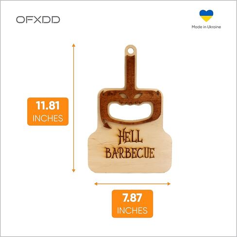 Barbecue Hand Fan, 2 Pcs - Strong Blower for BBQ with Handle - Wooden Outdoor Hand Fan - Grill Fan with Handle for BBQ, Camping, Picnic in Kuwait