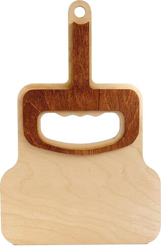 BBQ Hand Fan - Barbecue & Grill Fan with Handle - Wooden Manual Fan Blower - Outdoor Fire Blower Tool in Kuwait