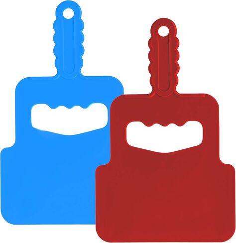 Barbecue Hand Fan - Manual Grill Hand Fan - Plastic Supporting Tool for Flame - Fan Hand for BBQ, Camping, Picnic, Outdoor Cooking, 2 Pcs in Kuwait