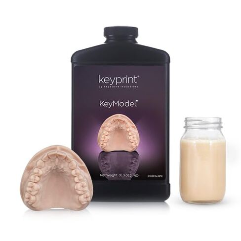 Keystone 4220006 Keyprint KeyModel Laboratory 3D Printing Resin Beige 1kg in Kuwait