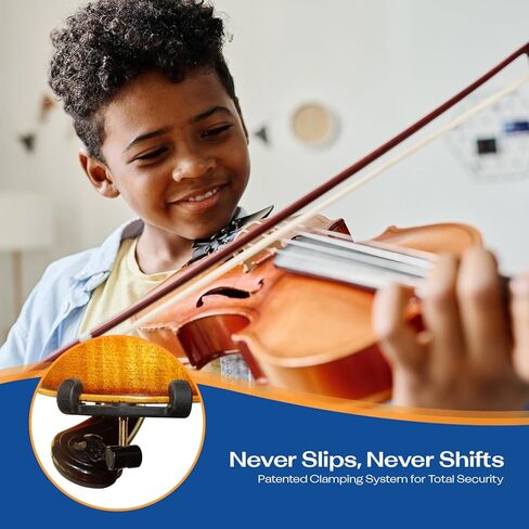 Viva Flex Violin Shoulder Rest – Flexible, Collapsible, Anti-Slip Design – Comfortable, Durable, and Secure Fit for Young Violinists – Made in Europe (1/16-1/32) in Kuwait