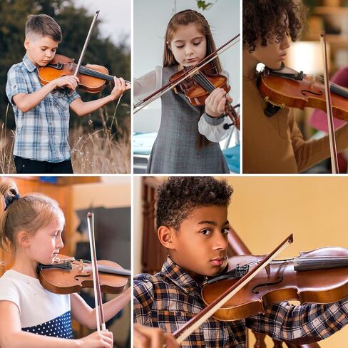 Viva Flex Violin Shoulder Rest – Flexible, Collapsible, Anti-Slip Design – Comfortable, Durable, and Secure Fit for Young Violinists – Made in Europe (1/16-1/32) in Kuwait