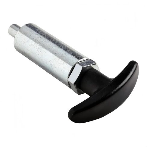 Handle Locking Spring Loaded Pull Pin /Pop Pin Shank,Steel Tire Carrier Pin Handle Knob Round Nut (1Pack, 2/5" Diameter) in Saudi Arabia