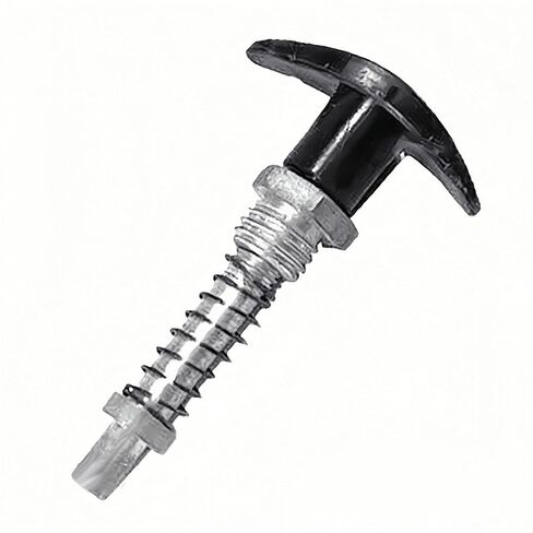 Handle Locking Spring Loaded Pull Pin /Pop Pin Shank,Steel Tire Carrier Pin Handle Knob Round Nut (1Pack, 2/5" Diameter) in Saudi Arabia