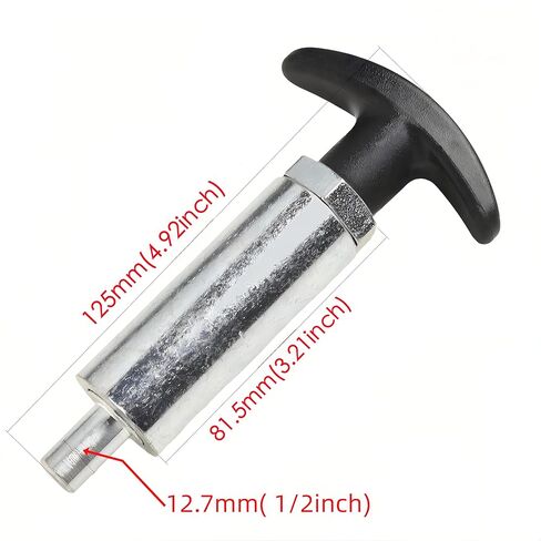 Handle Locking Spring Loaded Pull Pin /Pop Pin Shank,Steel Tire Carrier Pin Handle Knob Round Nut (1Pack, 2/5" Diameter) in Saudi Arabia