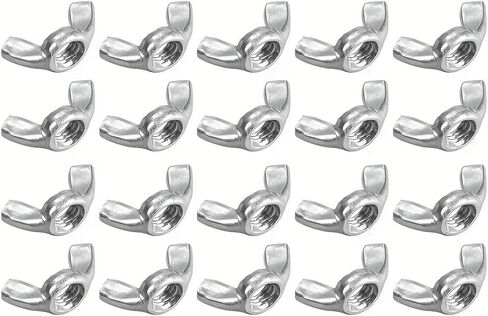 Wing nut, Hand Twist nut, Wing Nuts Zinc Plated Hand Tighten Nut Parts(20pcs-M8) in Kuwait