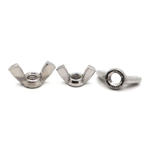 Wing nut, Hand Twist nut, Stainless Steel Wing Nuts Zinc Plated Carbon Hand Tighten Nut(304 Stainless Steel-m4 10pcs) in Kuwait