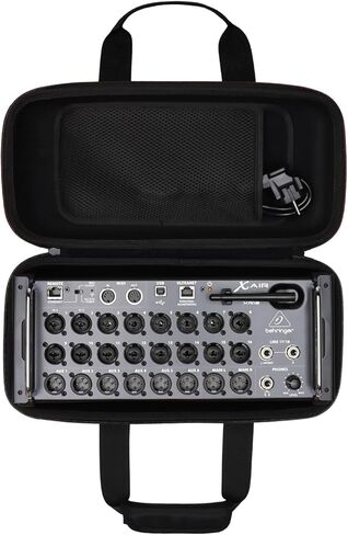 XANAD Hard Case Compatible with Behringer X Air XR18 18-Input / XR16 16-Input / XR12 12-Input Tablet-Controlled Digital Mixer, Black in Saudi Arabia