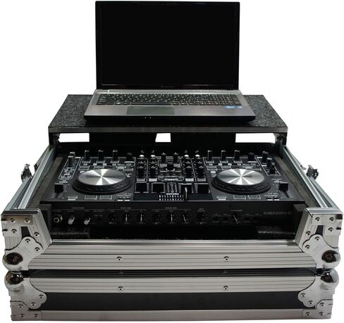 Harmony Audio HCDNMC6000LT Flight Glide Laptop Stand DJ Case Compatible with Denon DN-MC3000 New in Saudi Arabia