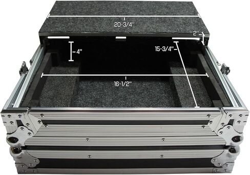 Harmony Audio HCDNMC6000LT Flight Glide Laptop Stand DJ Case Compatible with Denon DN-MC3000 New in Saudi Arabia