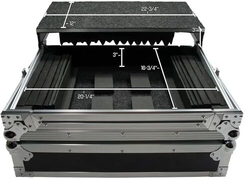 حافظة Harmony Audio HCMINILT Flight Glide للكمبيوتر المحمول Road DJ متوافقة مع Pioneer DDJ-SB in Saudi Arabia