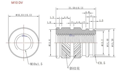 [initeq] M10-1.5 M10 Threaded Heat Set Inserts for 3D Printing (Long) (5) in Kuwait