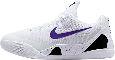 Kobe IX Big Kids' Basketball Shoes (White/Court Purple) in Saudi Arabia