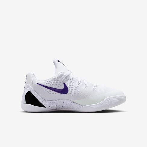 Kobe IX Big Kids' Basketball Shoes (White/Court Purple) in Saudi Arabia