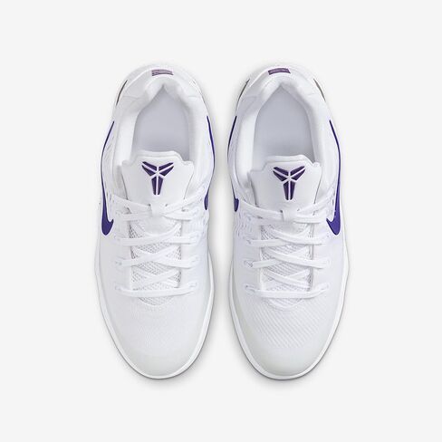 Kobe IX Big Kids' Basketball Shoes (White/Court Purple) in Saudi Arabia