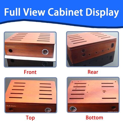 هيكل احترافي لاستوديو الصوت من جانب واحد لتبديد الحرارة، هيكل إمداد مضخم الطاقة DIY PSU Preamp Amp Enclosure سماعة الرأس W175 مكتب تضخيم صندوق HiFi in Saudi Arabia