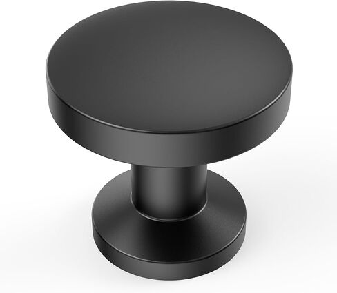 10 حزمة 1-1/5 بوصة (30 مللي متر) مقابض خزانة أسود ماتي مقابض خزانة المطبخ لخزانة أدراج المطبخ تسحب الأجهزة السوداء للخزائن in Kuwait