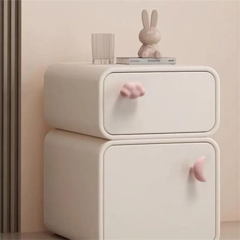 Room Cabinet Stars Clouds Moons Ceramic Furniture Cartoon Wardrobes Pulls Drawer Door 1Pcs(Cloud-Small-Pink) in Kuwait