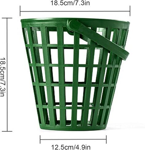 Golf Bucket - Heavy-Duty All-Weather Container | Portable Golf Ball Holder Basket - for Driving Range Office Club Balcony Garage Practice Competition in Saudi Arabia