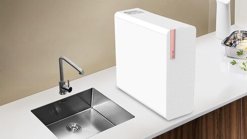 Tankless RO Reverse Osmosis Water Flitter, 8-Stage Impurity Filtration System, 2:1 Pure to Drain, 600-GPD Under-Sink Kitchen Water Filter, LED Color Indicator on Faucet in Saudi Arabia