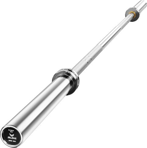 7FT Bar Olympic Barbell, 1000lb Capacity Weight Bar for Strength Training, 2 Inch Strength Training Bar With Knurled Grip for Squats, Deadlifts, Presses, Rows, Curls in Saudi Arabia