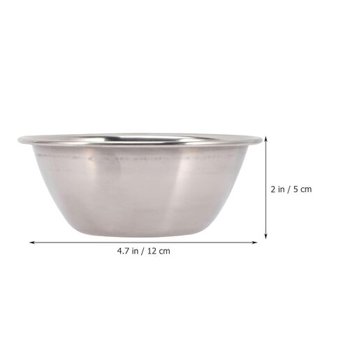 304 Stainless Steel Liquid Measuring Cup Medical Storage Bowl with Lid 12cm Multipurpose Clinical Holder for Hospital and Home Use in Saudi Arabia