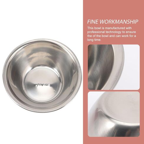 ABOOFAN 304 Stainless Steel Medication Measuring Cup, Multipurpose Professional Metal Bowl for Cotton Ball Storage and Iodophor Solution, 12cm Surgical Procedure Basin in Saudi Arabia