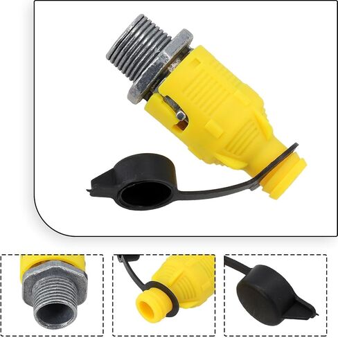 سدادات صمام تصريف الزيت، صمام تغيير الزيت السريع، جزء استبدال صمام تصريف الزيت M-16 لجرار جزازة العشب، متوافق مع MTDCubCadet 125-508 181654 428287 532428287 تغيير سريع بدون فوضى in Kuwait