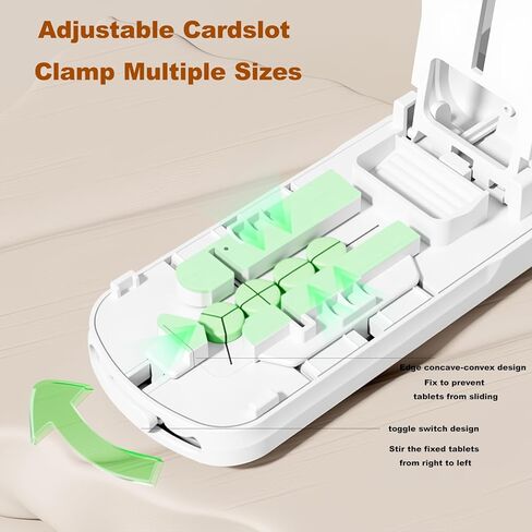 قطاعة حبوب منع الحمل 1/4 للحبوب الصغيرة، مقسم حبوب منع الحمل 1/2 1/3 للحبوب الصغيرة، شفرة من الفولاذ المقاوم للصدأ سهلة القطع للأقراص، كسارة حبوب محمولة سهلة الإمساك مع مساحة تخزين in Kuwait
