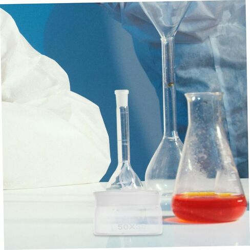 2pcs Glass Weighing Bottles Low Form 50x30mm Laboratory Glass Weighing Jars with Lids for Experiment Sampling and Accurate Measurement in Saudi Arabia