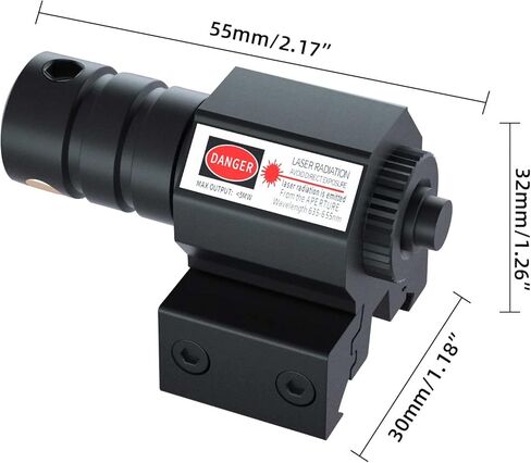 Beileshi Compact Tactical Red Dot Laser Sights with Picatinny Rail Less Than 5mW Output in Kuwait