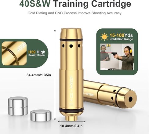 خرطوشة تدريب بالليزر 40S&W لنظام التدريب بالليزر على الحرائق الجافة مع 3 مجموعات من البطاريات in Kuwait