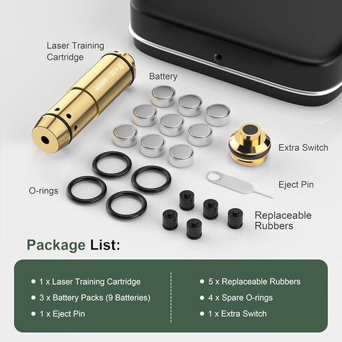 خرطوشة تدريب بالليزر 40S&W لنظام التدريب بالليزر على الحرائق الجافة مع 3 مجموعات من البطاريات in Kuwait