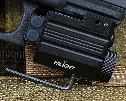 HiLight P10GL Pistol Green Laser Sight Combo مع 500 لومن مصباح يدوي USB قابل لإعادة الشحن للمسدسات المدمجة مثل Glock 19. Class IIIA <5mW in Kuwait