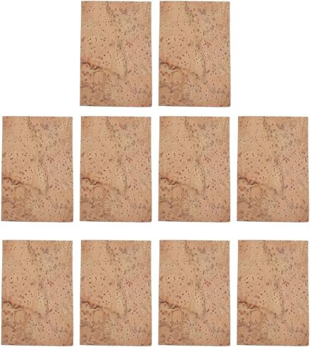 Jeffergarden Saxophone Neck Cork Sheet Self Adhesive Flexible Replacement for Soprano Alto Tenor Saxophones 10 Pieces in Kuwait