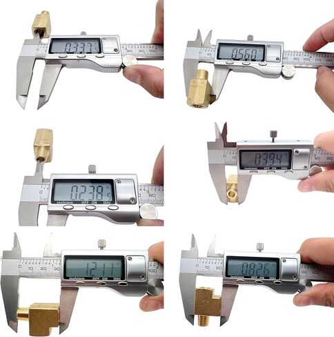 2 Pack1/8" NPT Female to NPT Male to NPT Female Brass Barstock Street Tee T Fitting 3 Way by CX WONDERLAND in Kuwait