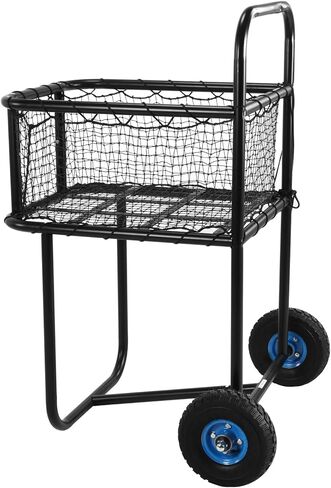 Portable Tennis Ball Hopper with Wheels Tennis Ball Basket Holds Hundreds of Balls Suitable for Softball & Baseball in Saudi Arabia