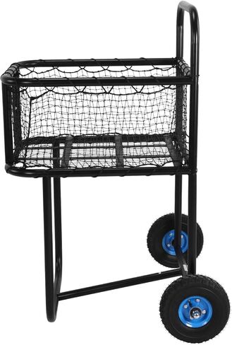 Portable Tennis Ball Hopper with Wheels Tennis Ball Basket Holds Hundreds of Balls Suitable for Softball & Baseball in Saudi Arabia
