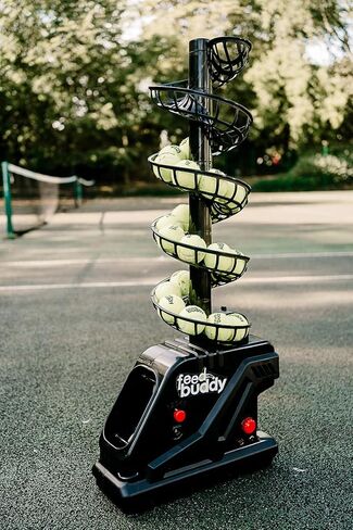 Tennis PRO Automatic Tennis Ball Machine, Mains and Battery Powered in Saudi Arabia