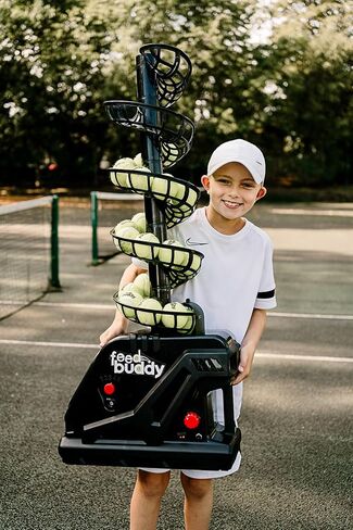 Tennis PRO Automatic Tennis Ball Machine, Mains and Battery Powered in Saudi Arabia