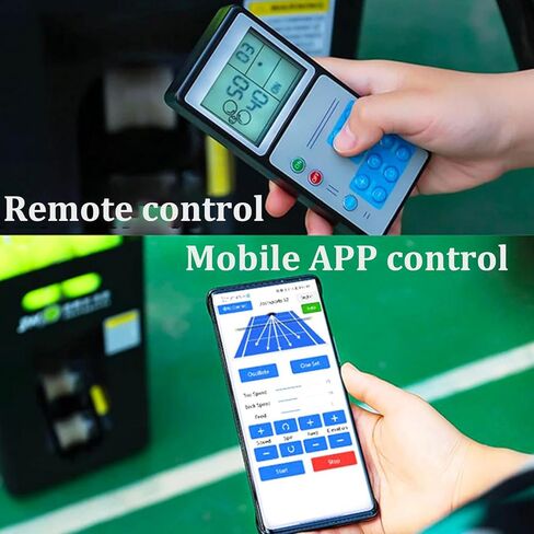 Professional Tennis Ball Machine,Tennis Ball Machine Advanced Smart Programming,Portable Tennis Ball Launching Machine,Ball Speed 10-50km/h,Serve Angle 20-70°,for Tennis Enthusiasts,Athletes in Kuwait