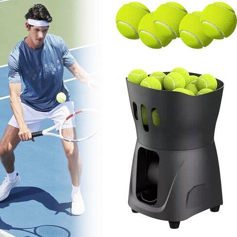 Pt-Mini-Pro Tennis Ball Machine,Automatic Portable Tennis Ball Launcher/Thrower,Tennis Launcher - App/Remote Control,Multiple Training Modes,for Gymnasiums and Tennis Clubs in Kuwait