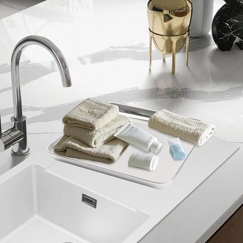 3 Pack Square Stainless Steel Surgical Tray, 9.8 x 9.8 Inch Surgical Trays, Stainless Steel Medical Trays for Lab Instruments Organizer, Lab, Tattoo, Dental in Kuwait