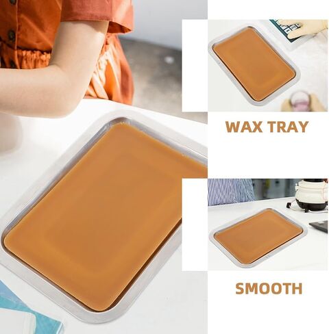 STOBOK 2pcs Metal Dissection Pan with Wax, Lab Equipment for Biology Experiments 10.2" x 7.5" Reusable Thicken Dissection Kit for Laboratory Science Education & Medical Students in Saudi Arabia
