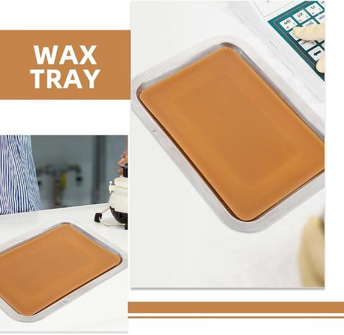 STOBOK 2pcs Metal Dissection Pan with Wax, Lab Equipment for Biology Experiments 10.2" x 7.5" Reusable Thicken Dissection Kit for Laboratory Science Education & Medical Students in Saudi Arabia